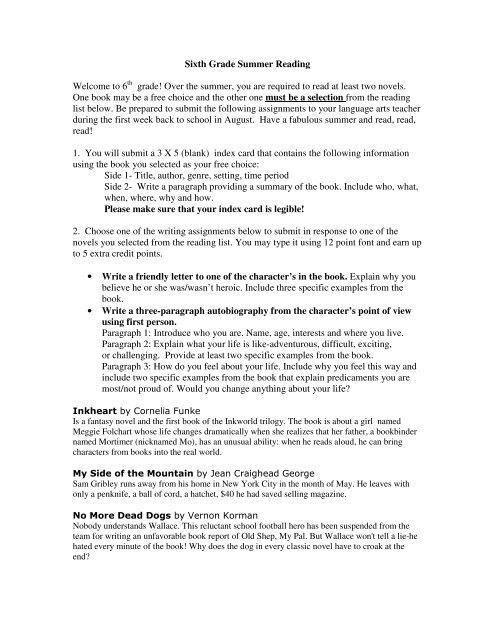  6th Grade Paragraph Examples 6th Grade Writing Samples 2022 10 30