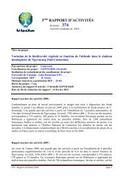 374 Rapport d'activitÃ©s 2010.pdf - Sud Expert Plantes - IRD