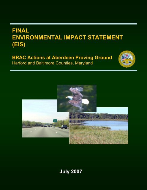 FINAL ENVIRONMENTAL IMPACT STATEMENT (EIS)