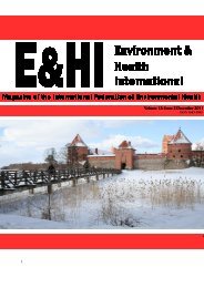 IFEH ISSUE 6 - International Federation of Environmental Health