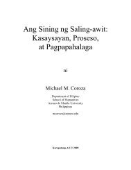 Ang Sining ng Saling-awit Kasaysayan Proseso at Pagpapahalaga