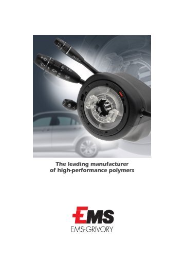 The leading manufacturer of high-performance ... - Ems-Chemie