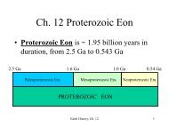 Ch 12 Proterozoic Eon