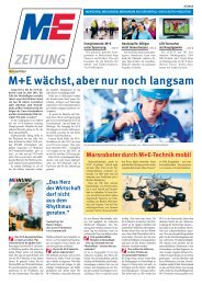 M+E-Zeitung 2/2012 - Gesamtmetall