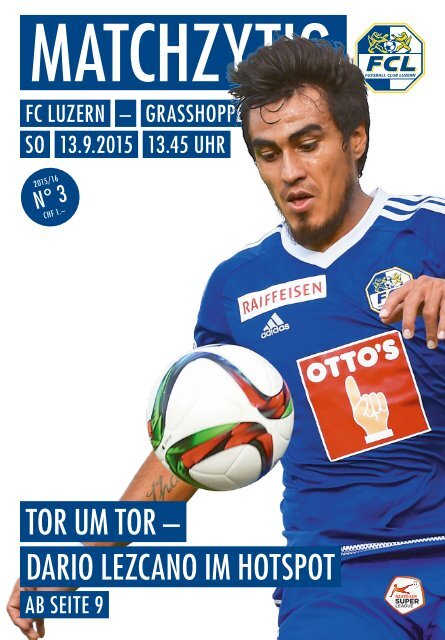 FC LUZERN Matchzytig N°3 15/16 (RSL 8) 