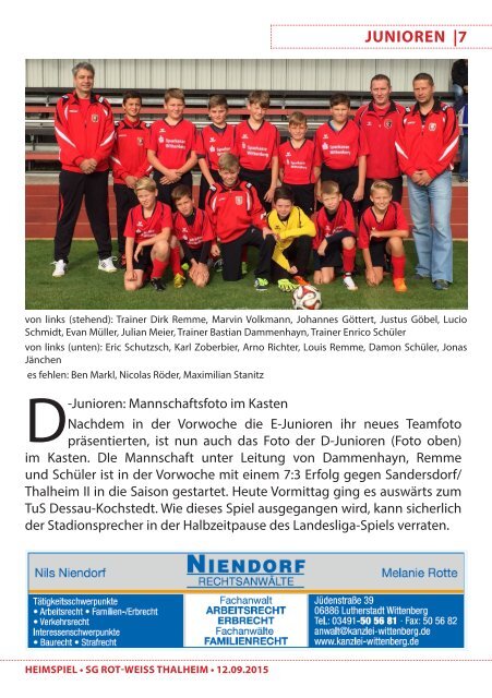 heimspiel 2015/16 - 5. Spieltag