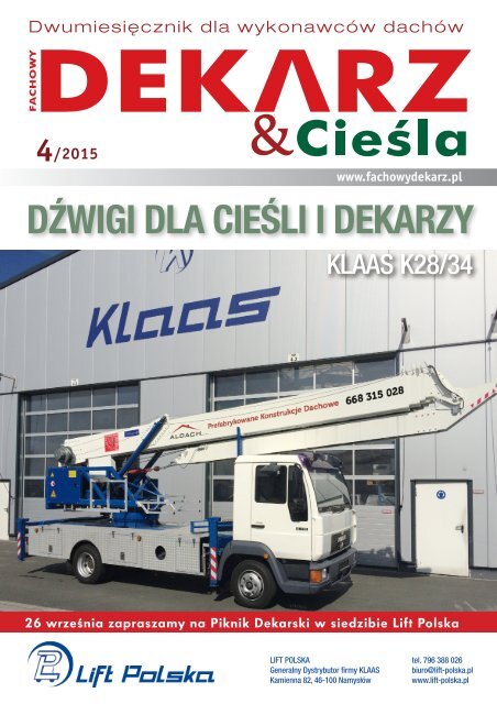 Fachowy Dekarz & Cieśla 4/2015