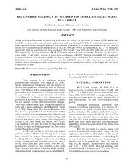 ksk 133-a high yielding, stiff stemmed and - Journal of Animal and ...