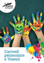 L’accueil périscolaire à Vineuil