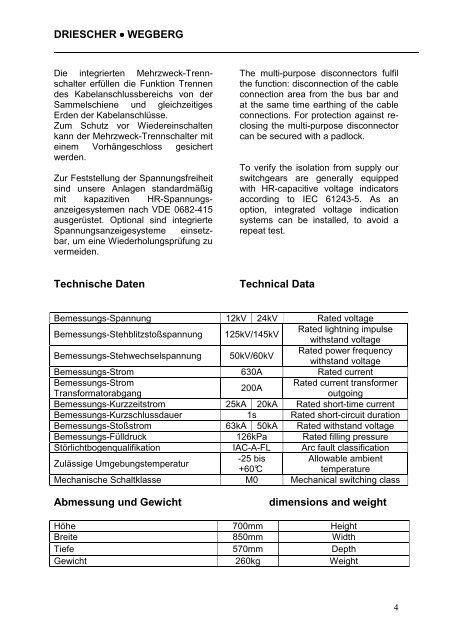 SF6-Sicherungsschrank_12-24kV_09-2006.pdf - Driescher â¢ Wegberg