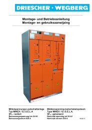 Montage- und Betriebsanleitung Montage  - Driescher â¢ Wegberg