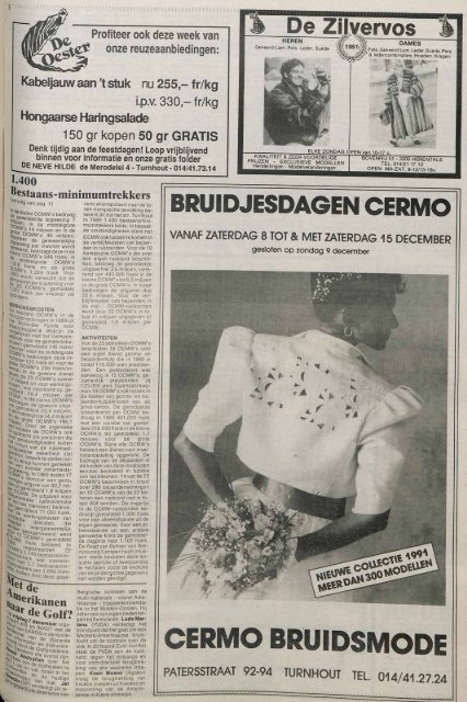 Turnhout Ekspres, 6 december 1990