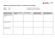 Mentoring: Checkliste für Zwischen- und Abschluss-Controlling