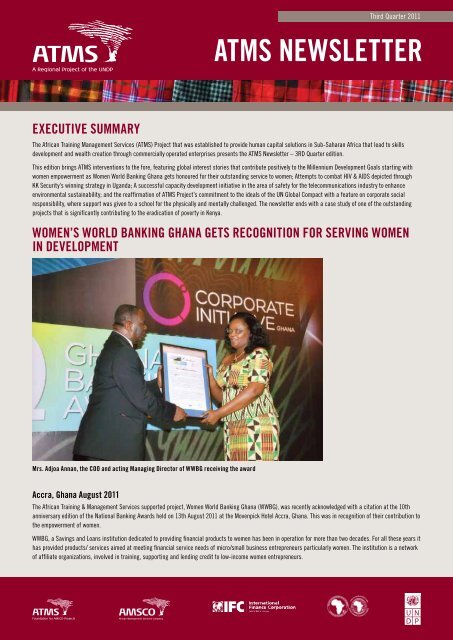 ATMS NEWSLETTER