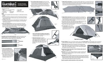 Assembly Instructions for the N!ergy 1210 Tent YOUR ... - Eureka Tent