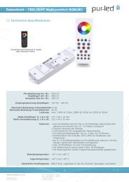 Datenblatt - TRELIGHT Multicomfort RGB(W)