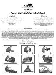 Brecon 200 / Nevis 300 / Scafell 400