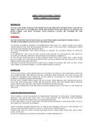 ERECTION INSTRUCTIONS FOR CAMPUS SANTIAGO