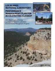 NATIONAL LABORATORY PERFORMANCE MANAGEMENT PLAN ACCELERATING CLEANUP