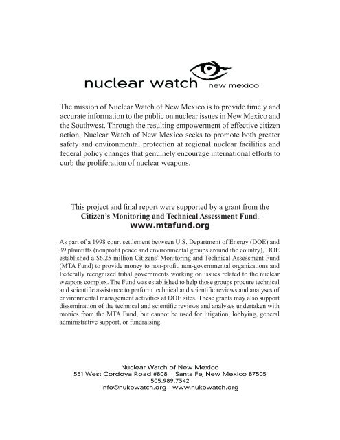 nuclear watch