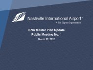BNA Master Plan Update Public Meeting No 1