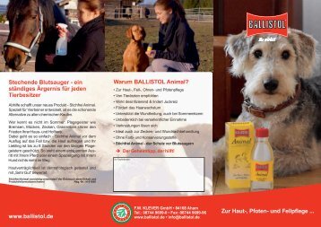 Ballistol Animal Tierpflege-Öl