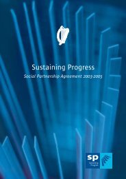 Sustaining Progress - Department of Taoiseach
