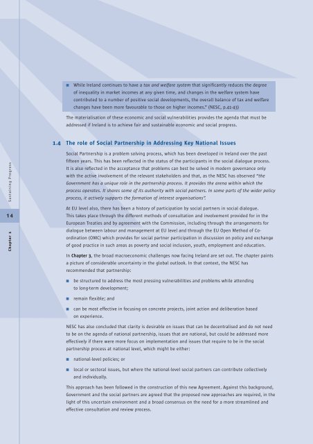 Sustaining Progress - Department of Taoiseach