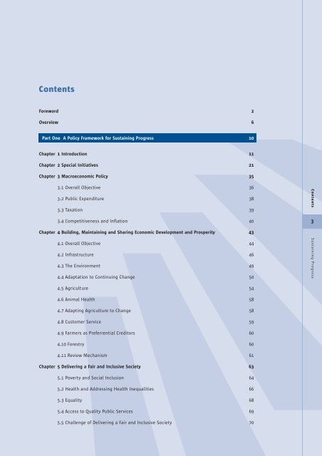 Sustaining Progress - Department of Taoiseach