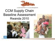 CCM Supply Chain Baseline Assessment