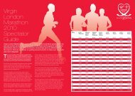 Virgin London Marathon 2010 Spectator Guide