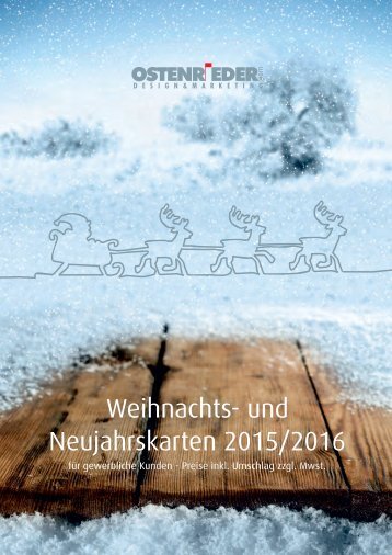 Ostenrieder-Weihnachtskartenkatalog 2015/2016