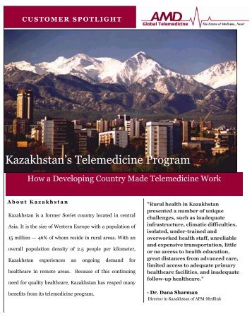 Kazakhstan’s Telemedicine Program
