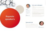 Keynote speakers - Biowin