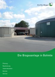 Biogasanlage Bohmte - EnviTec Biogas AG