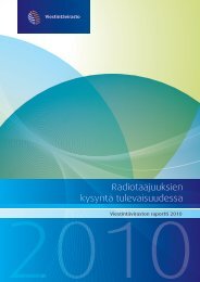 Radiotaajuudet 2010 -raportti (pdf, 1 MB) - ViestintÃ¤virasto