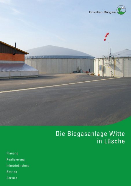 Biogasanlage Witte in Lüsche - EnviTec Biogas AG