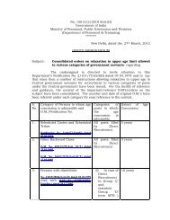 No. 15012/2/2010-Estt.(D) Government of India Ministry of ...