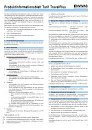 Tarif Praxistop Envivas