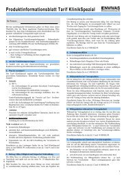 Tarif Praxistop Envivas