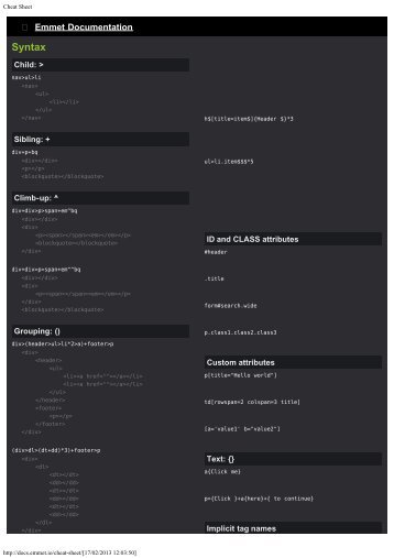 Syntax