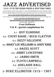 Franz Hoffmann Vol. 8 - special compilations for