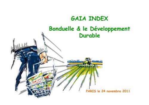 GAIA INDEX Bonduelle & le Développement Durable