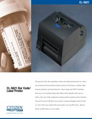 CL-S621 Bar Code/ Label Printer