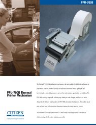 PPU-700II Thermal Printer Mechanism