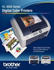 The HL-3000 Series Compact Digital Color Printers with Networking