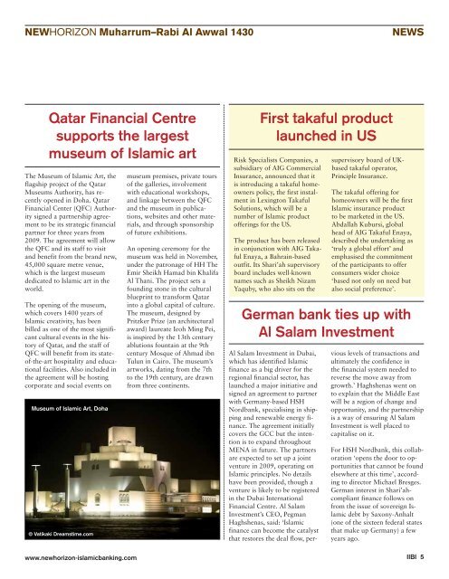 the global financial crisis: can islamic finance help? - Institute of ...