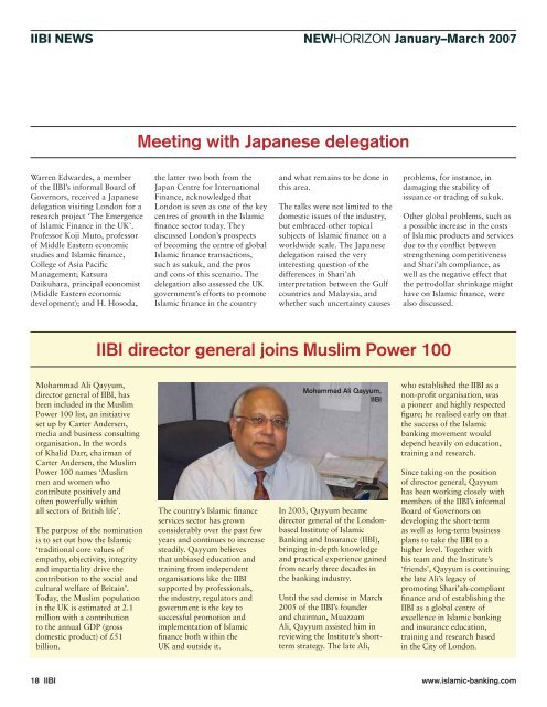 issue no. 163 - january–march 2007 / muharram–rabi al awwal 1428