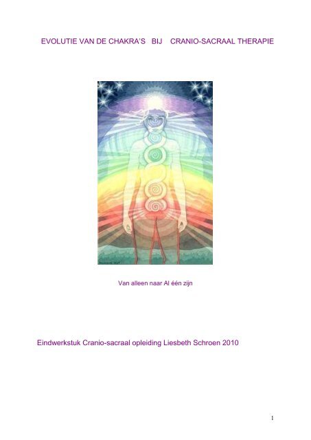 Chakra evolutie in de cranio-sacraal therapie