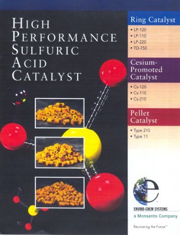 High Performance Sulfuric Acid Catalyst â Brochure - DSD Chemtech